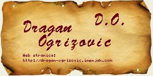 Dragan Ogrizović vizit kartica